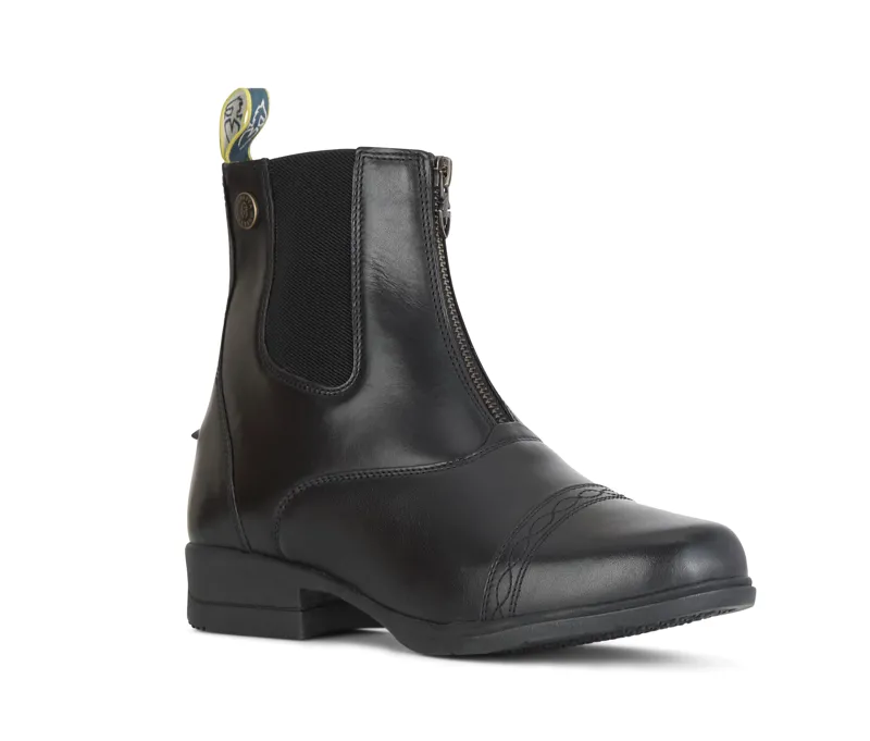 Moretta Rosetta Paddock Boots Kids in Black-3